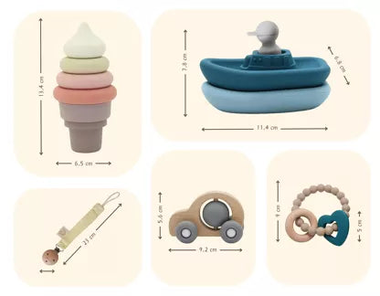Montessori-Babyspielzeugset (3–36 Monate)