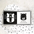 Contrast book for babies: KURO - The Black Bear