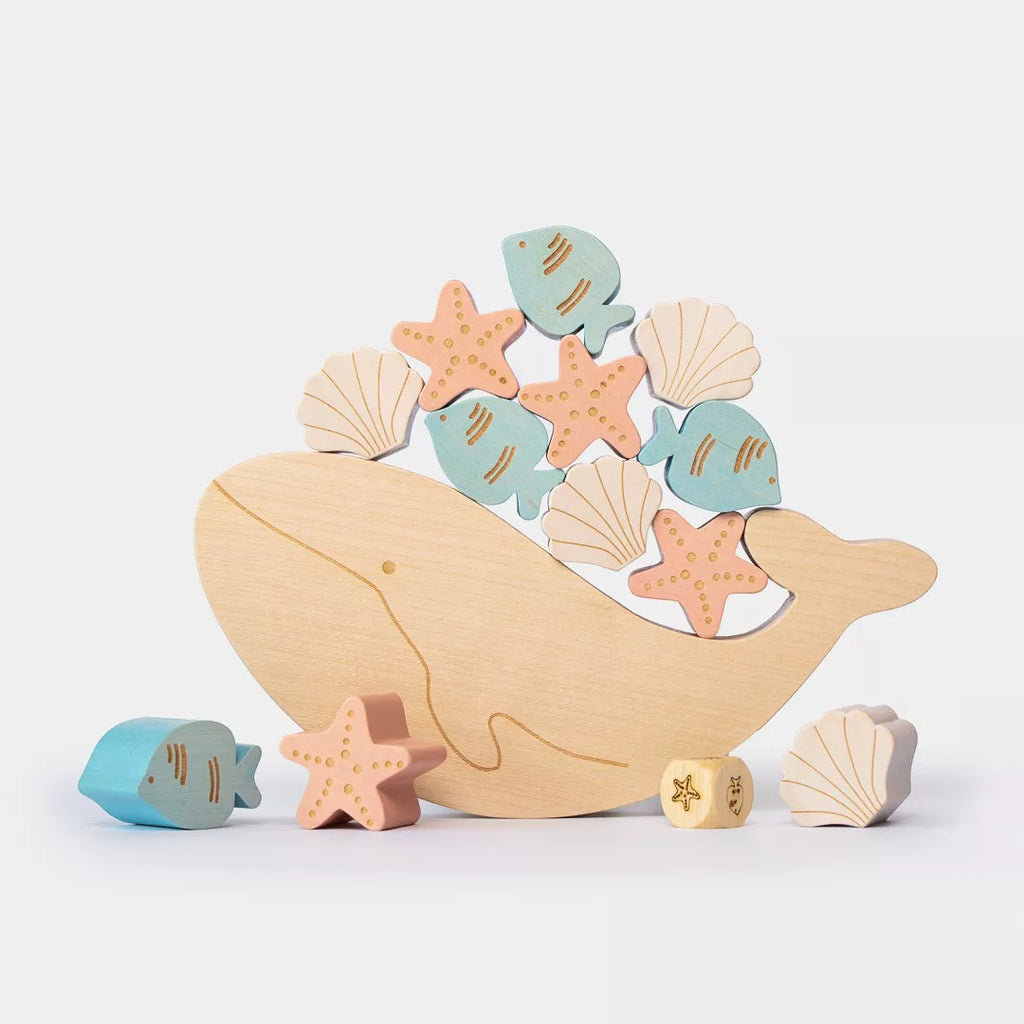 Whale - Wooden Balancing Game