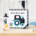 High-contrast fold-out book for babies: Brum, Brum, Baby