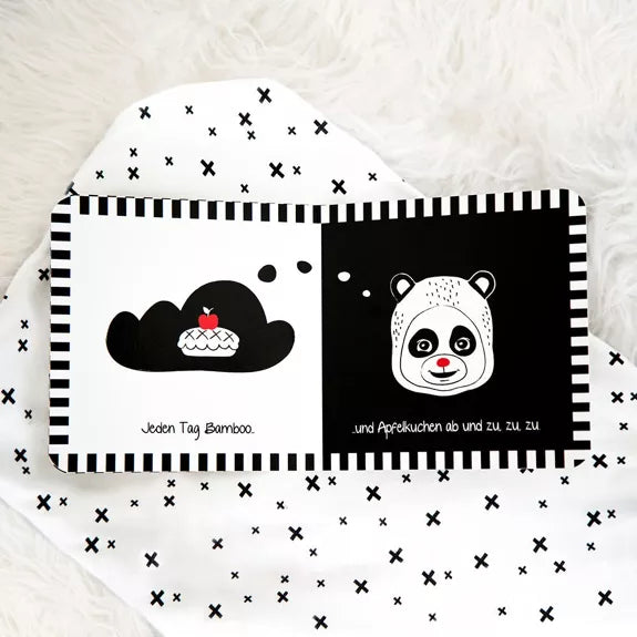 Contrast book for babies: DAKI - The Panda Bear
