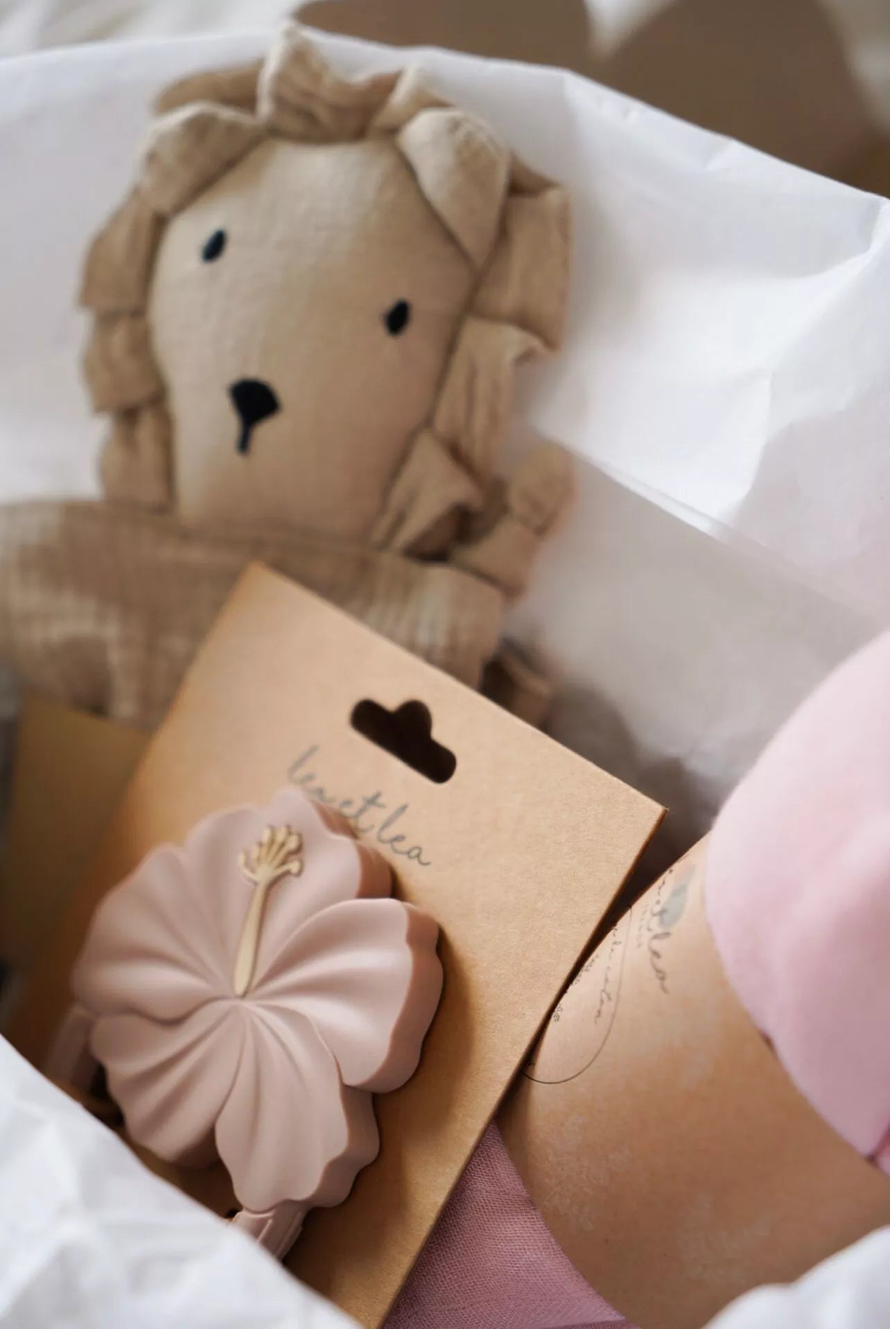 Gift box for newborns (pink)