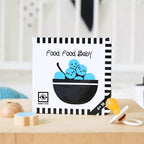 High-contrast fold-out book for babies: Food, Food, Baby
