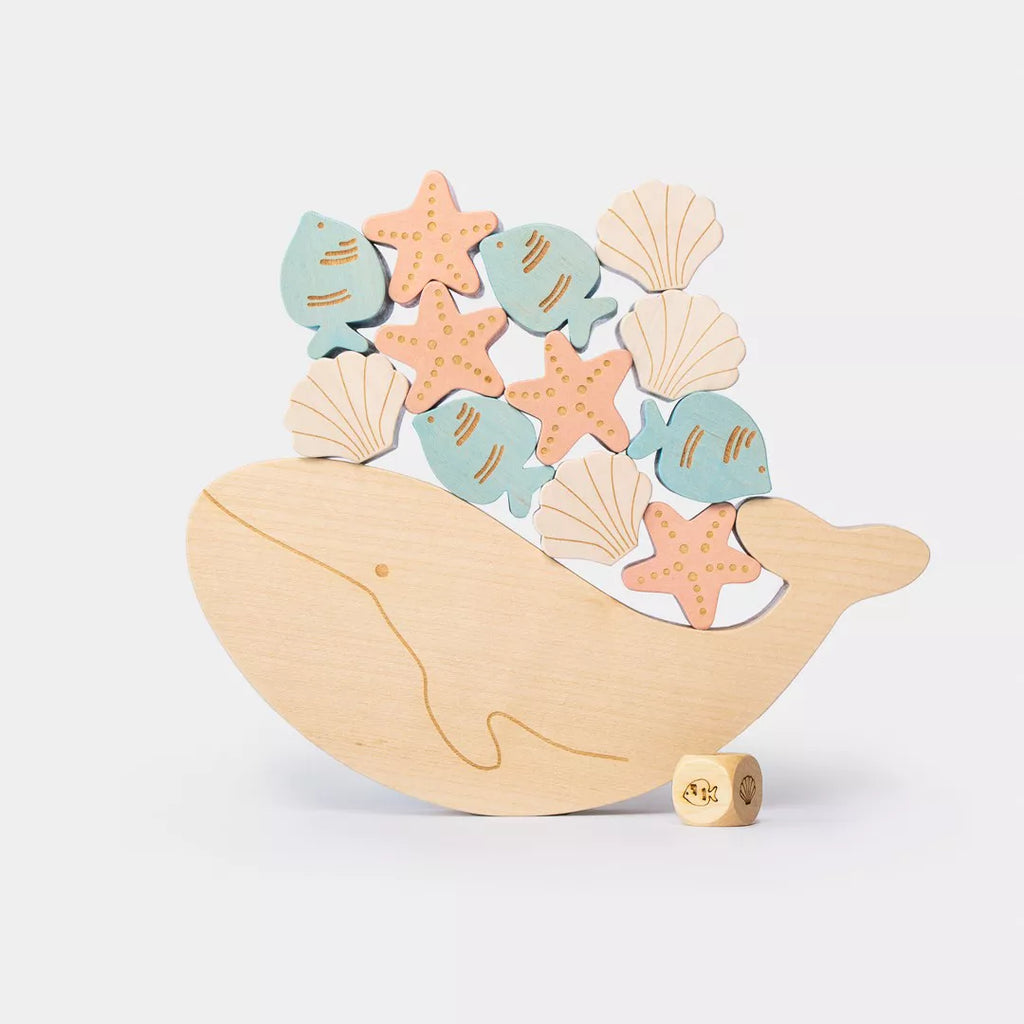 Whale - Wooden Balancing Game
