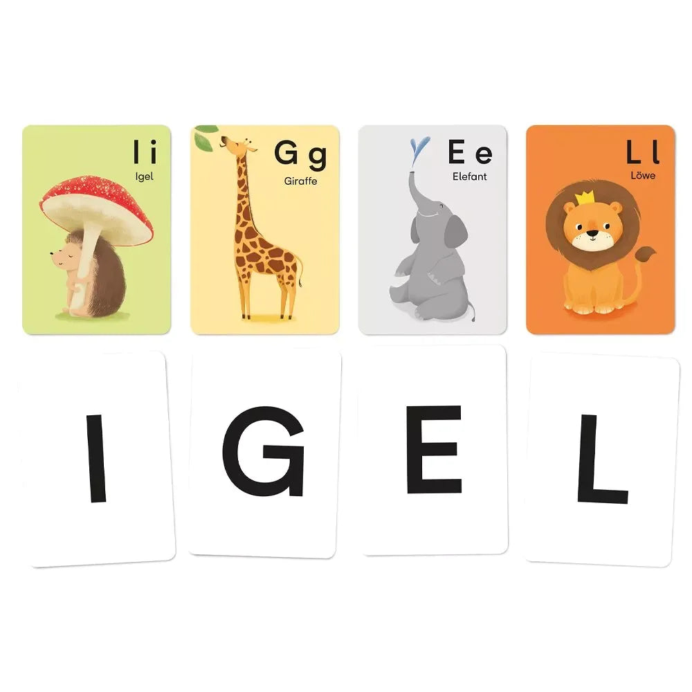ABC Alphabet Karten-Set - DIN A6 - Herzhaftes