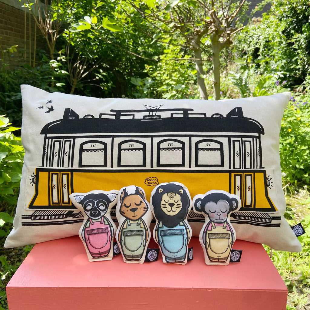 Interactive Pillow - Old Tram