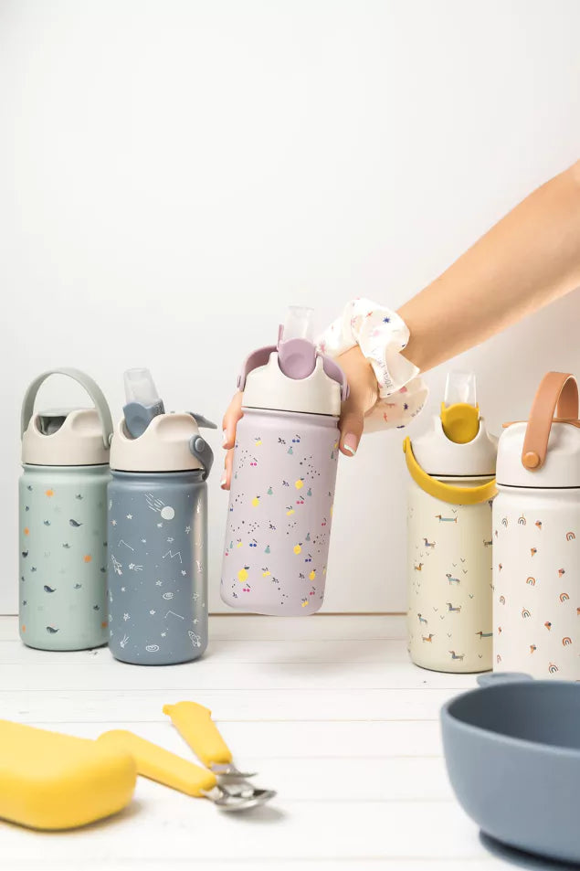 Insulated stainless steel water bottle