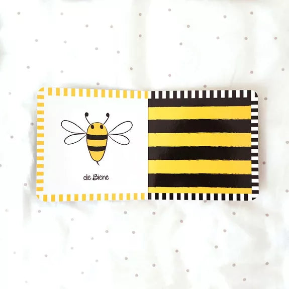 Contrast book for babies: Small animals - patterns