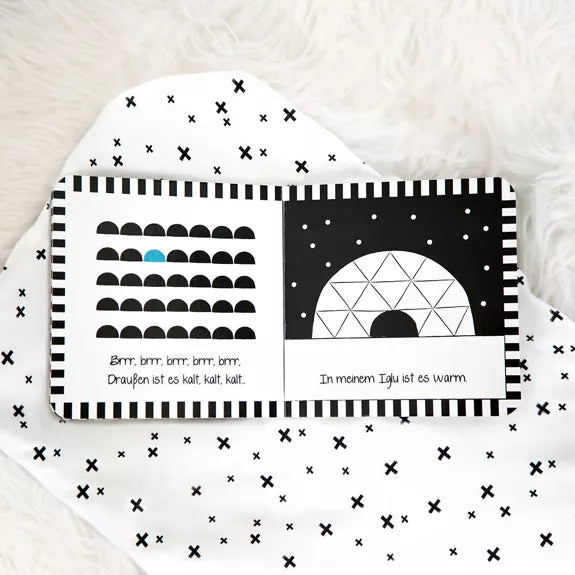 Contrast book for babies: SHIRO - The Polar Bear