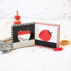 Contrast book for babies with openings: Baby Fruits