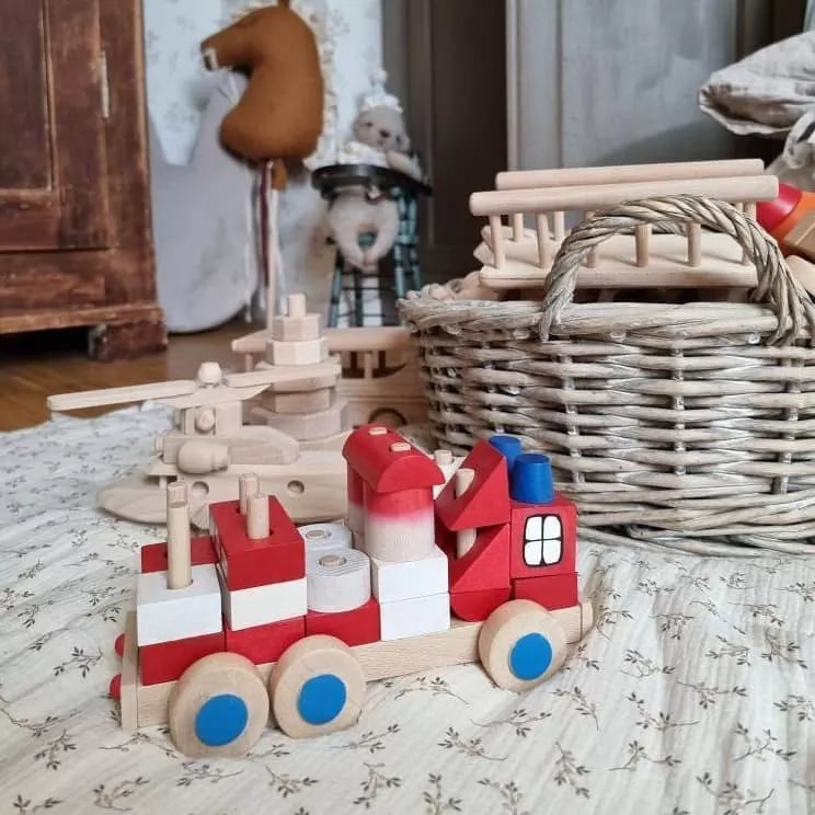 Wooden fire engine