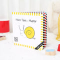 Contrast book for babies: Small animals - patterns