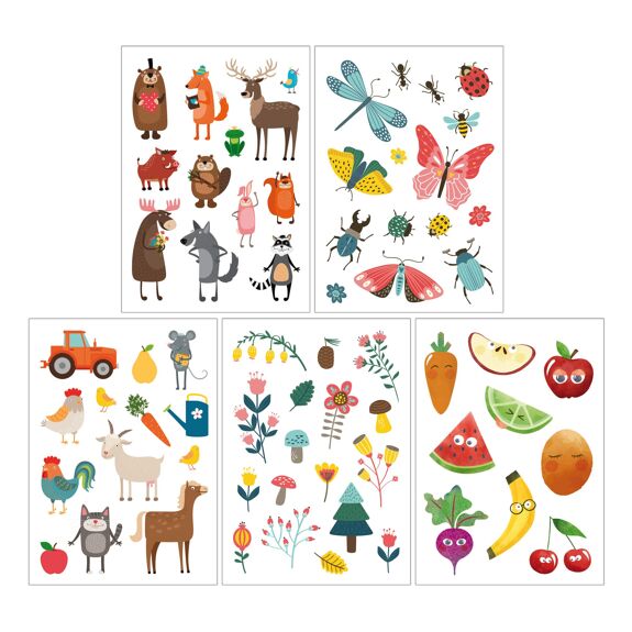 Children's Tattoo Nature Set